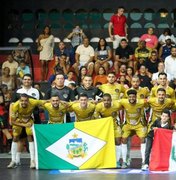 Traipu e Ceará disputam quartas do Brasileiro de Futsal em Arapiraca