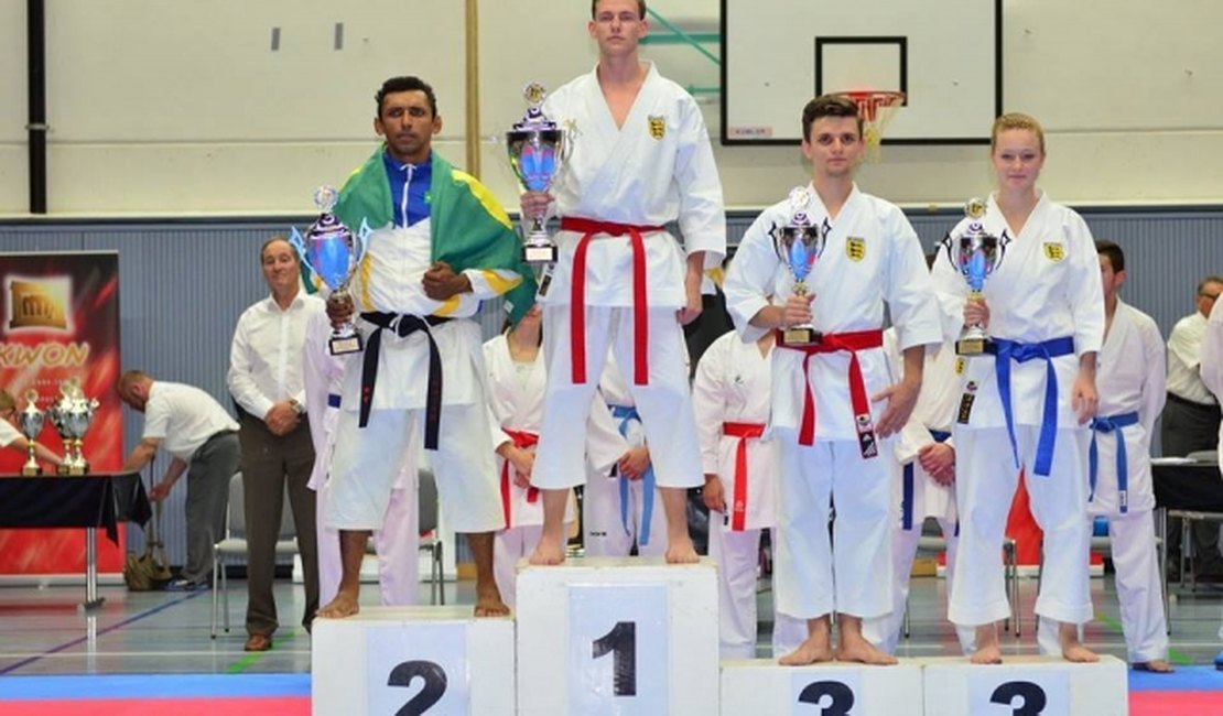 Arapiraquense é vice campeão do campeonato europeu de karatê