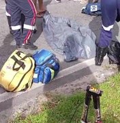 [Vídeo] Ciclista morre em acidente na Avenida Durval de Góes Monteiro, em Maceió