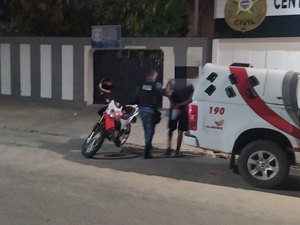 Homem é preso em flagrante furtando botijão de gás em Palmeira dos Índios