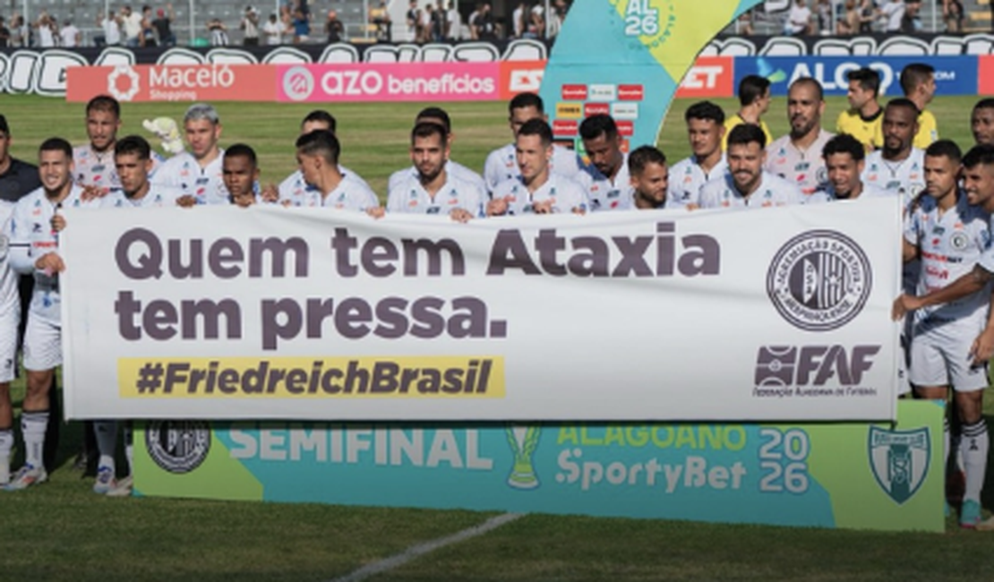 ASA mobiliza torcida para ajudar esposa de Júnior Viçosa em luta contra ataxia
