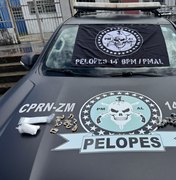 Jovem é preso em flagrante com maconha e crack em Messias