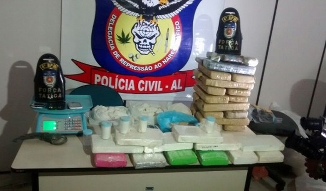 Polícia Civil faz maior apreensão de cocaína em Alagoas
