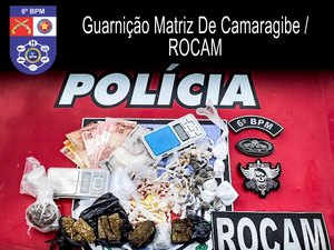 Homem é preso acusado de tráfico de drogas em Matriz de Camaragibe