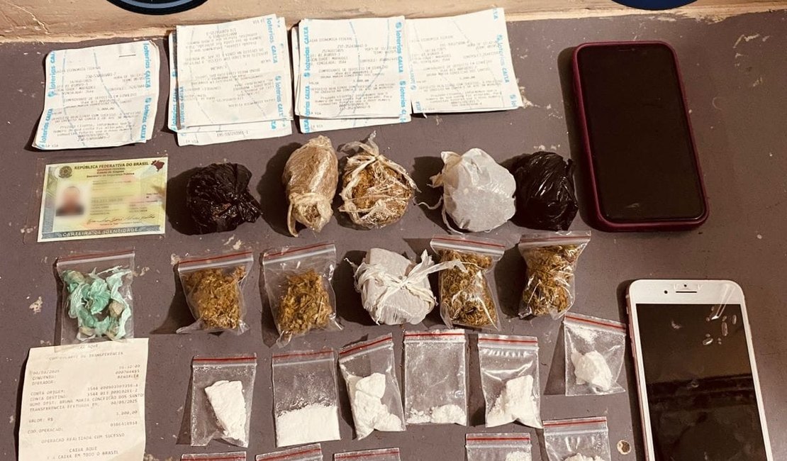 Homem movimenta R$ 38 mil com tráfico de drogas e é preso em Maragogi