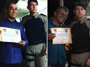 Jornalistas do 7Segundos são homenageados pelo 3º BPM de Arapiraca