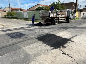 Tabuleiro, Prado, Jacarecica, São Jorge e Poço recebem melhorias no asfalto
