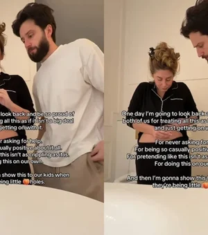 Após “alergia”, jovem detalha jornada para engravidar do marido