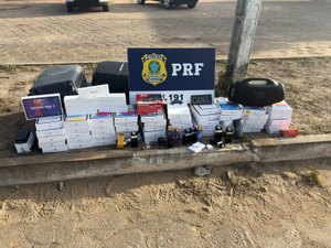 Carga de eletrônicos e perfumes avaliada em R$ 370 mil é apreendida no Agreste de AL
