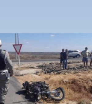 Motociclista morre após acidente na AL-220, em Batalha