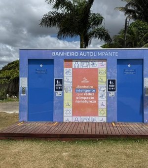 Prefeitura de Maceió instala banheiro autolimpante no Mirante da Santa Amélia