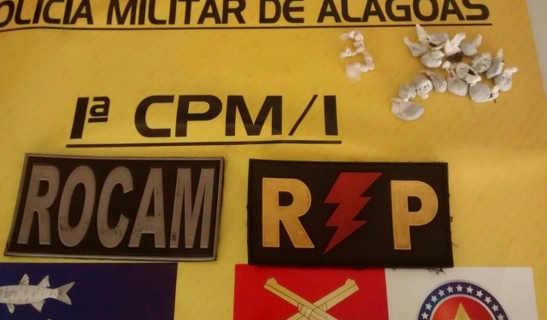 Polícia Militar apreende maconha e pedra de crack