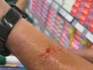 Ninho de ratos cai sobre cliente em supermercado de Niterói