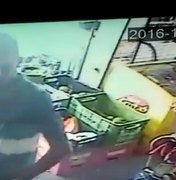[Vídeo] Câmeras de segurança flagram assalto a mercadinho na Ponta da Terra