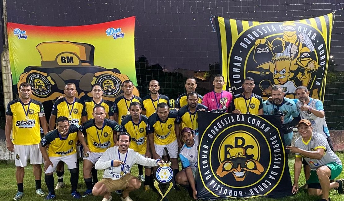 Borussia vence Mata Limpa e se torna campeão da 1ª Copa Rey9 Master de Futebol de Arapiraca