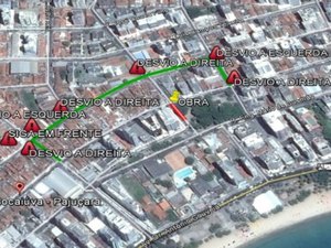 Trânsito da Pajuçara será interditado para obra da Casal