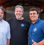 Bebeto Barros e David Barros se reúnem com o deputado federal Arthur Lira e prefeitos alagoanos