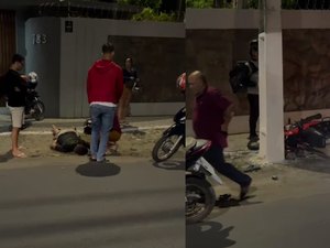 Motociclista fica gravemente ferido em acidente no bairro Eldorado, em Arapiraca