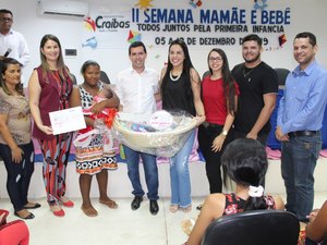 Prefeitura de Craíbas promove diversas ações durante a II Semana Mamãe e Bebê.