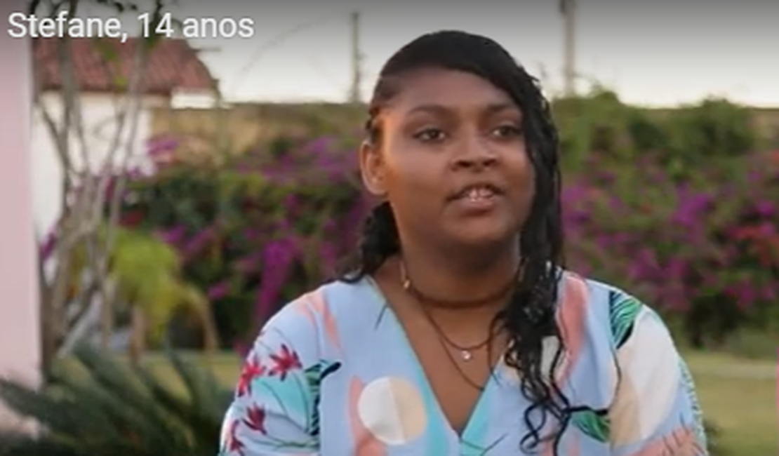 Stefane, 14 anos: 'Sonho ter uma família que goste de mim e me dê carinho'