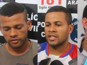 Acusados de homicídios presos em operação são apresentados à imprensa