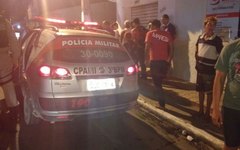 Guarnição da PM em ação policial no bairro Brasília