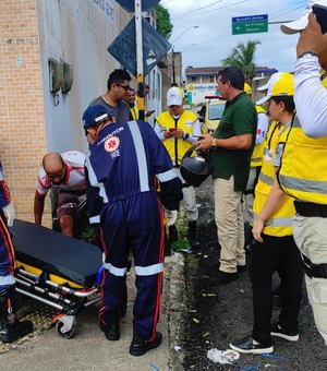 Ronda no Bairro socorre feridos em acidente entre motos no Benedito Bentes