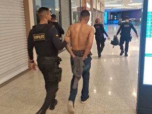 Suspeito de invadir duas lojas de shopping em Maceió é preso