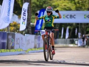 Atleta de Estrela de Alagoas é destaque no Pan Americano de Mountain Bike