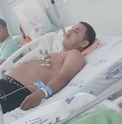 Família faz apelo para custear cirurgia de jovem que fraturou vértebra após grave acidente de moto em Arapiraca