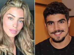 Está ficando sério! Grazi Massafera conhece mãe de Caio Castro