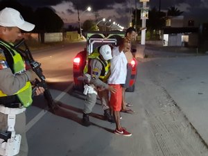Durante lei seca, motorista é preso por conduzir veículo sob efeito de álcool