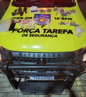 Jovem é preso com maconha, crack e cocaína no município de Colônia Leopoldina
