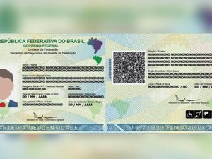 Nova Carteira de Identidade começa a ser emitida em Alagoas na próxima semana