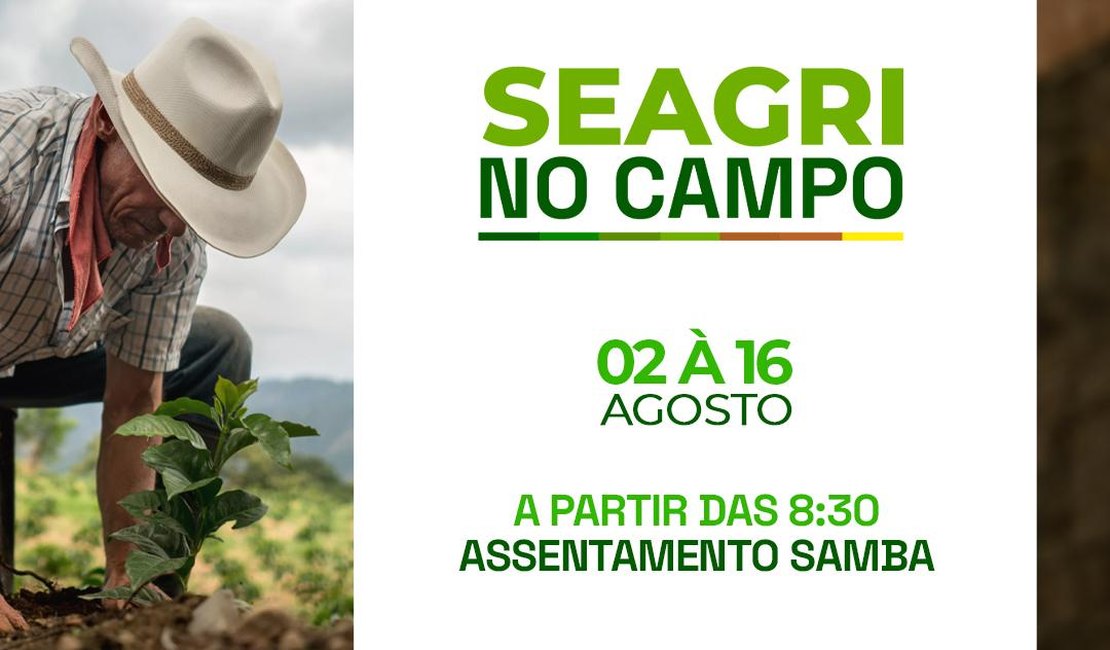 Seagri realiza ações para agricultores da zona rural de Maragogi