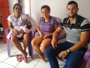 [Vídeo] Após o susto, família comemora recuperação de Heloá e agradece ação rápida de policiais militares