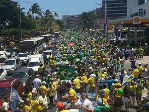 Ato contra e a favor de Bolsonaro agitam Maceió no final de semana