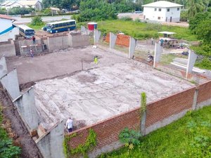 Prefeitura de Maragogi retoma obra de Quadra Poliesportiva de Peroba