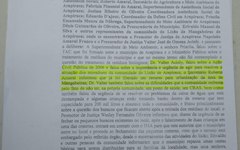 Ata da audiência de maio de 2017: Roberto Amaral afirma que município recebeu recursos para reurbanização da Mangabeira