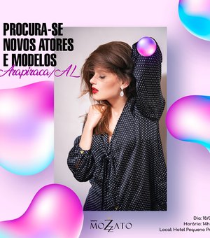 Agência de modelos e atores anuncia seleção em Arapiraca