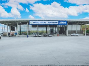 Governador Renan Filho inaugura posto fiscal em Novo Lino nesta quinta-feira