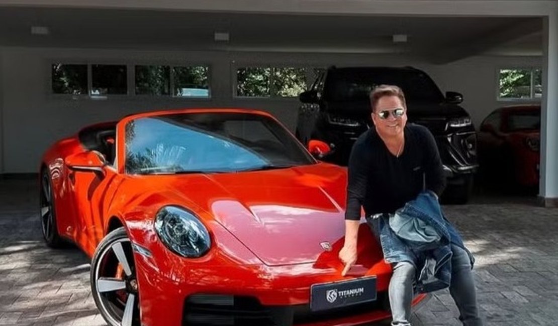 Leonardo compra Porsche de R$ 1,29 milhão em SC para presentear esposa Poliana Rocha