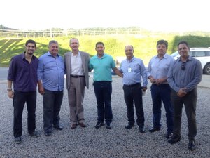 Prefeito George Clemente recebeu o Ministro Aldo Rebelo em São Miguel dos Campos