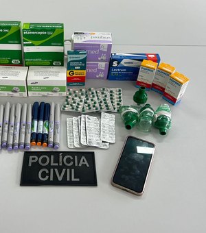 Medicamentos desviados por organização criminosa custavam até 23 mil reais cada