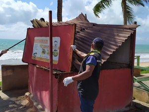 Convívio Social derruba barracas abandonadas na orla de Cruz das Almas