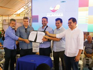 Com Paulo Dantas, Ricardo Nezinho participa da assinatura de ordem de serviço para instalação de IC em Arapiraca