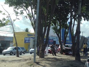 Após veículo bater na traseira do carro, motorista perde o controle e colide contra árvore