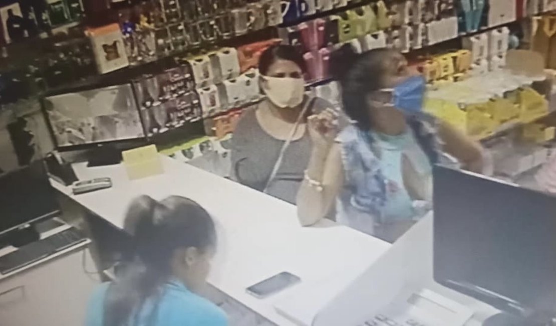 Mulheres são flagradas furtando loja em São Luís do Quitunde