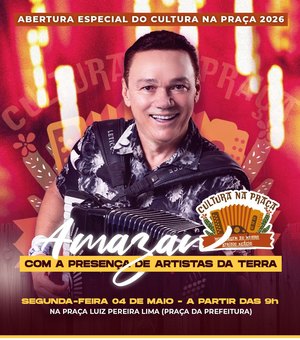 Com Amazan, Cultura na Praça está de volta e transforma Arapiraca no palco do forró