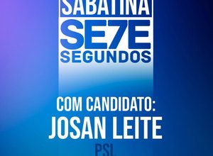 Josan Leite, do PSL, é sabatinado pelo 7Segundos; confira